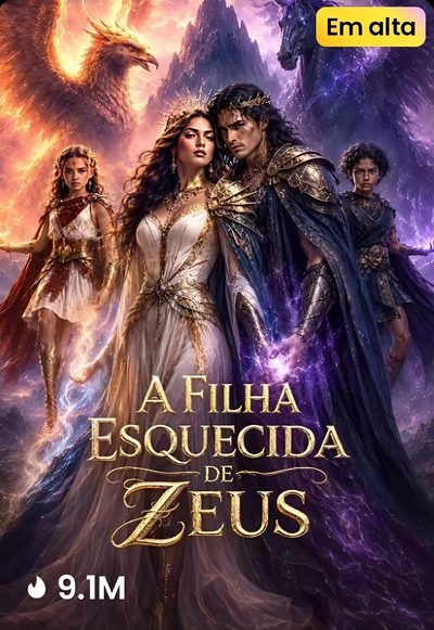 Capa da minissérie A Filha Esquecida de Zeus