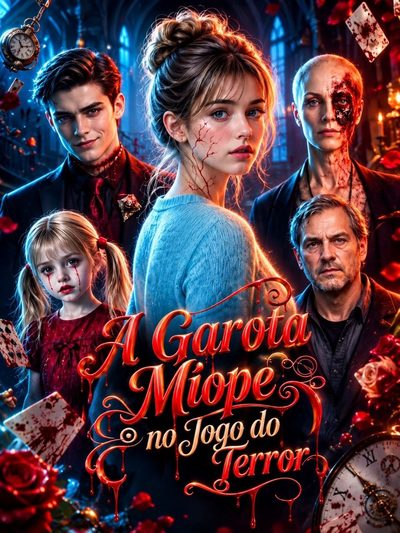 Capa da minissérie A Garota Míope no Jogo do Terror
