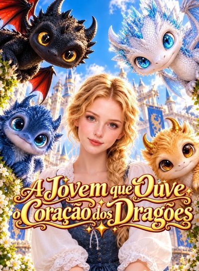 Capa da minissérie A Jovem que Ouve o Coração dos Dragões