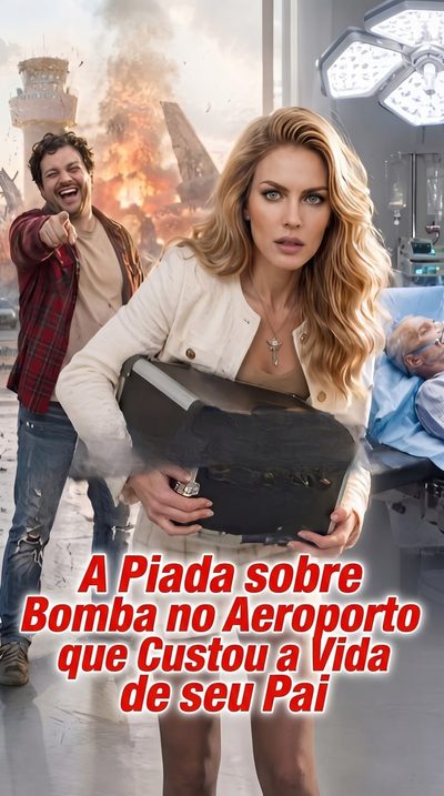 Capa da minissérie A Piada sobre Bomba no Aeroporto que Custou a Vida de seu Pai