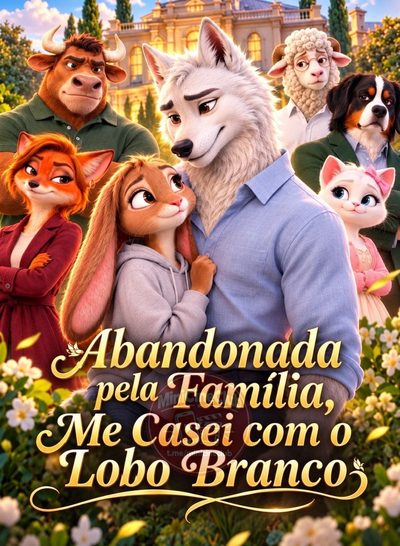 Capa da minissérie Abandonada Pela Família, Me Casei com um Lobo Branco