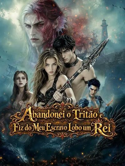 Capa da minissérie Abandonei o Tritão e Fiz do Meu Escravo Lobo um Rei