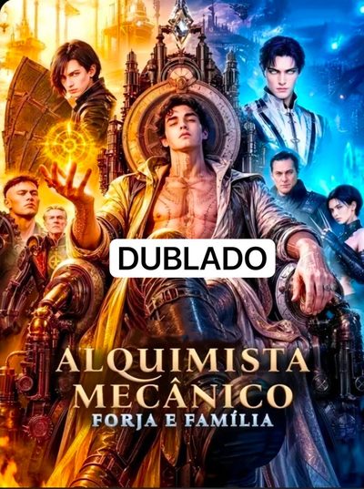 Capa da minissérie Alquimista Mecânico Forja e Família