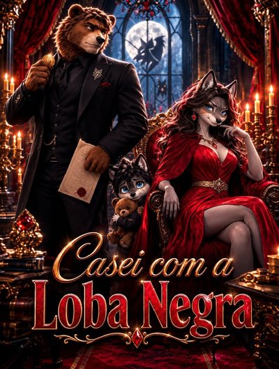 Capa da minissérie Casei com a Loba Negra