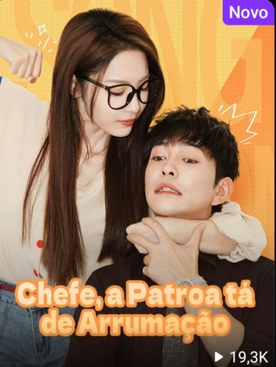 Capa da minissérie Chefe, a Patroa Tá de Arrumação