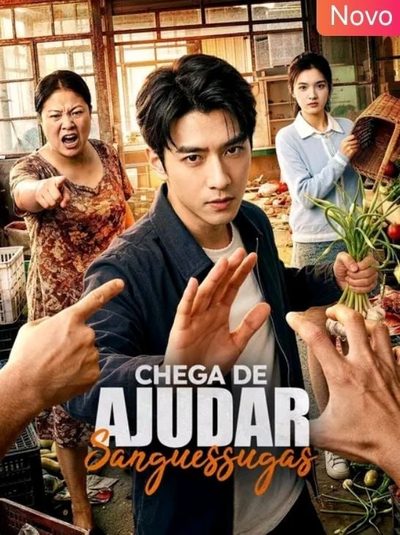 Capa da minissérie Chega de Ajudar Sanguessugas