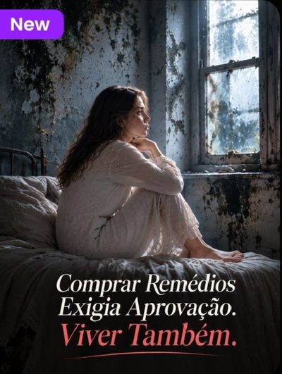 Capa da minissérie Comprar Remédios Exigia Aprovação. Viver Também