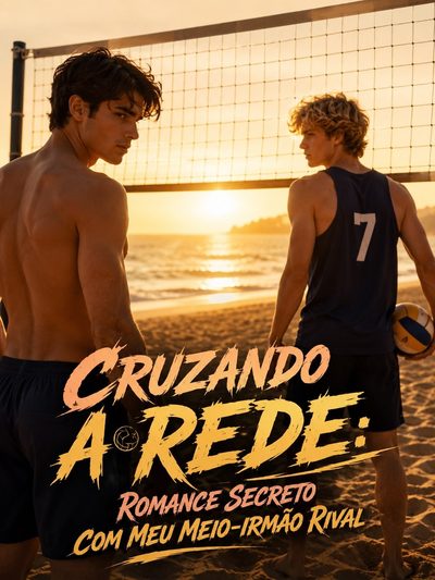 Capa da minissérie Cruzando a Rede: Romance Secreto com Meu Meio Irmão Rival Bl �