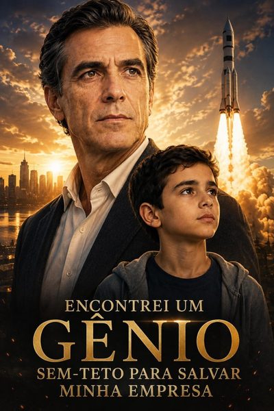 Capa da minissérie ☄️ Encontrei um Gênio Sem-teto para Salvar Minha Empresa