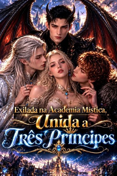 Capa da minissérie Exilada na Academia Mística, Unida a Três Príncipes