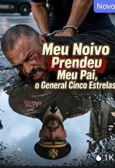 Capa da minissérie Meu Noivo Prendeu Meu Pai, o General Cinco Estrelas