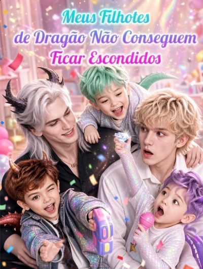 Capa da minissérie Meus Filhotes de Dragão Não Conseguem Ficar Escondidos Bl �