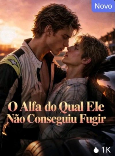 Capa da minissérie O Alfa do Qual Ele Não Conseguiu Fugir Bl �