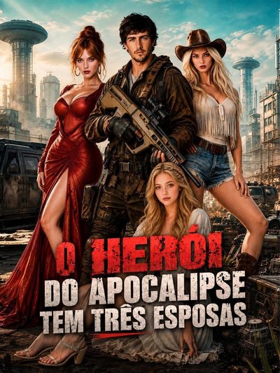 Capa da minissérie O Heroi do Apocalipse Tem Três Esposas