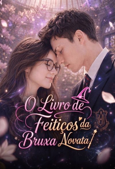 Capa da minissérie O Livro de Feitiços da Bruxa Novata