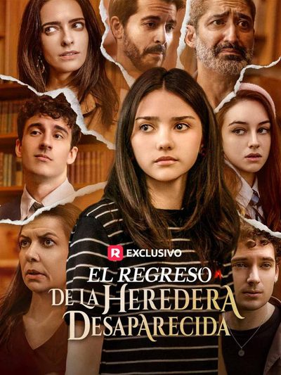 Capa da minissérie O retorno da herdeira Desaparecida - El Regreso De La Heredera Desaparecida