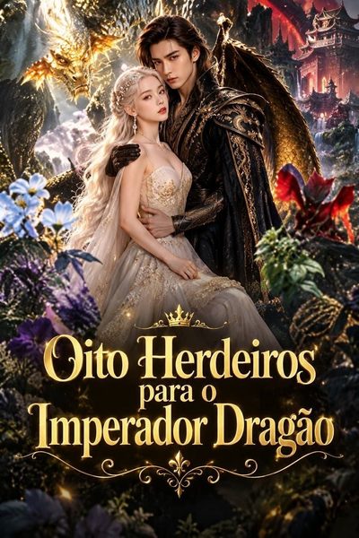 Capa da minissérie Oito Herdeiros para o Imperador Dragão
