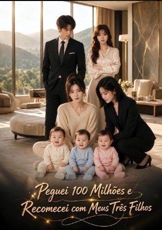 Capa da minissérie Peguei 100 Milhões e Recomecei com Meus Três Filhos