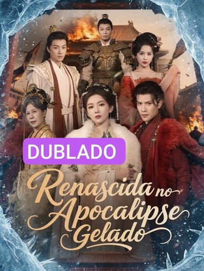 Capa da minissérie Renascida no Apocalipse Gelado Dublado