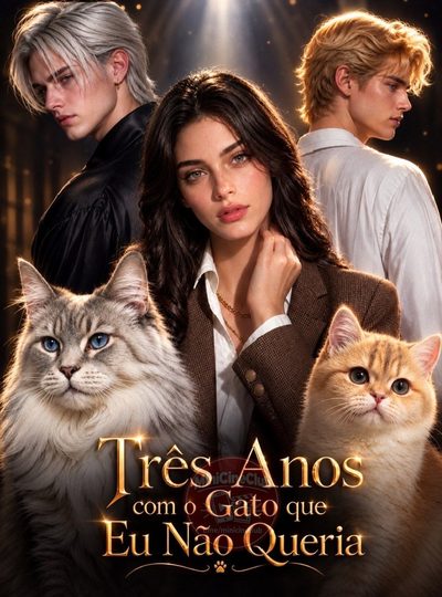 Capa da minissérie � Três Anos com o Gato que Eu Não Queria