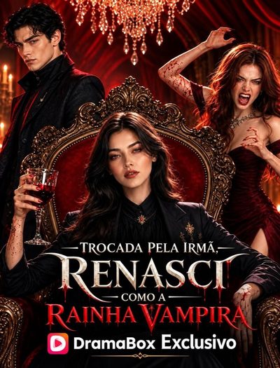 Capa da minissérie Trocada Pela Irmã, Renasci Como a Rainha Vampira